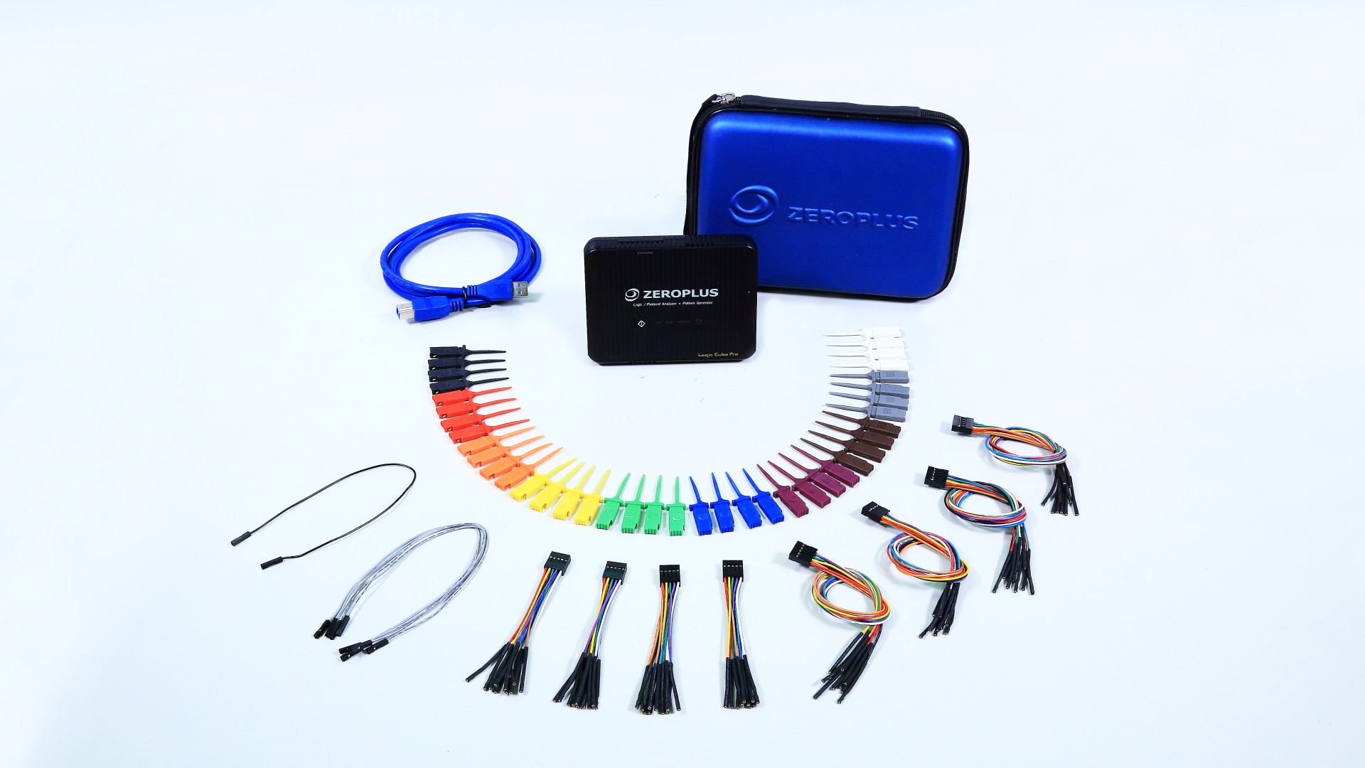 Logic & Protocol Analyzer, 32 ch @256MBit, USB Power Logic & Protocol Analyzer, 32 ch @256MBit, USB Power